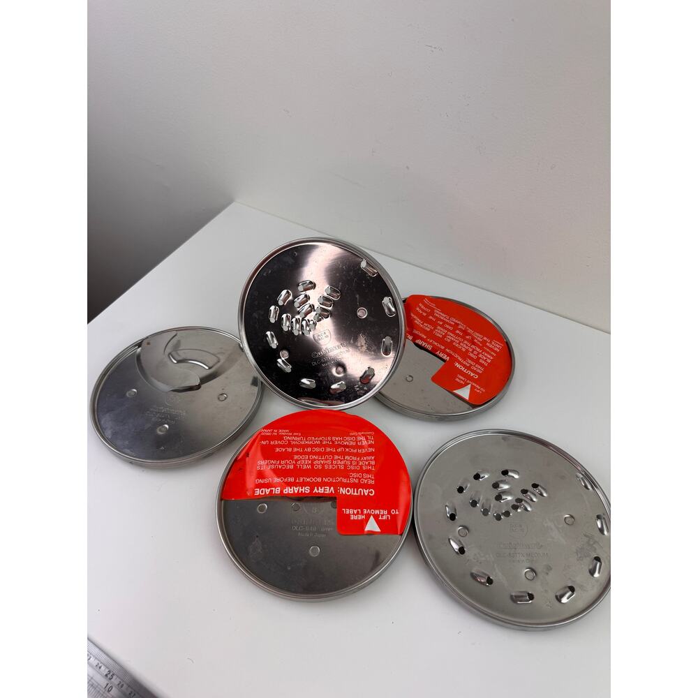 Cuisinart Food Processor Shredding Disc DLC-837TX, DLC-846TX, DLC-844TX Set of 5